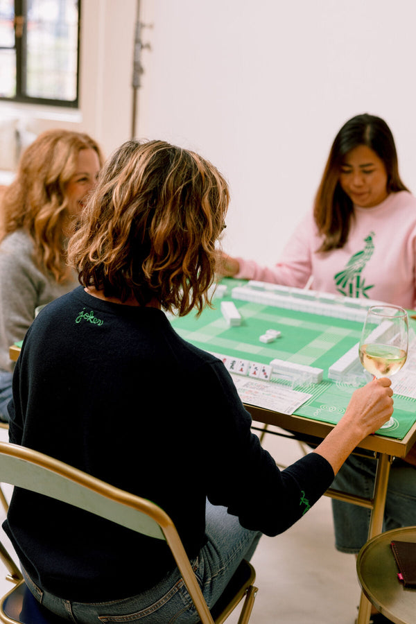 Marking hands on the mahjong card during a game