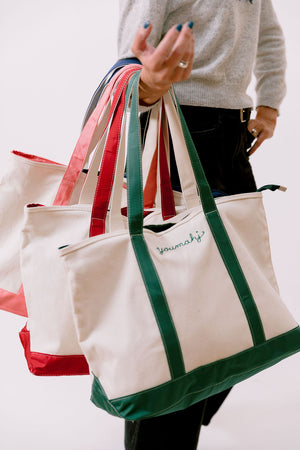 Youmahj Stitched Totes