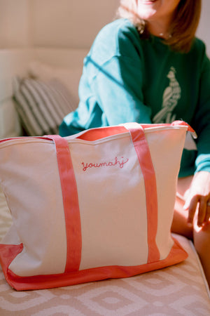 Youmahj Stitched Totes