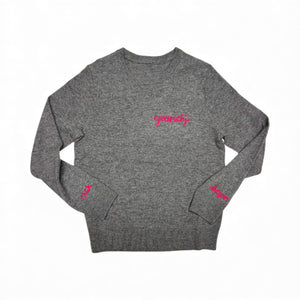 Cashmere Chainstitch - Grey