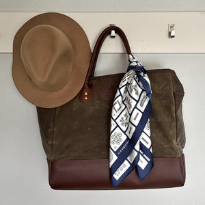 Turning Tiles Silk Scarves